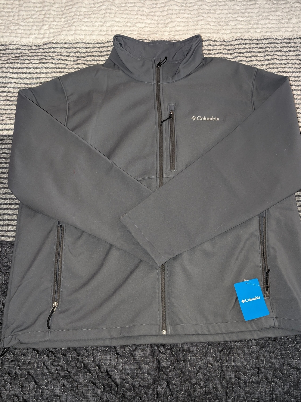 Columbia Ascender Softshell Jacket Men’s 3X Big & Tall Gray New With Tags